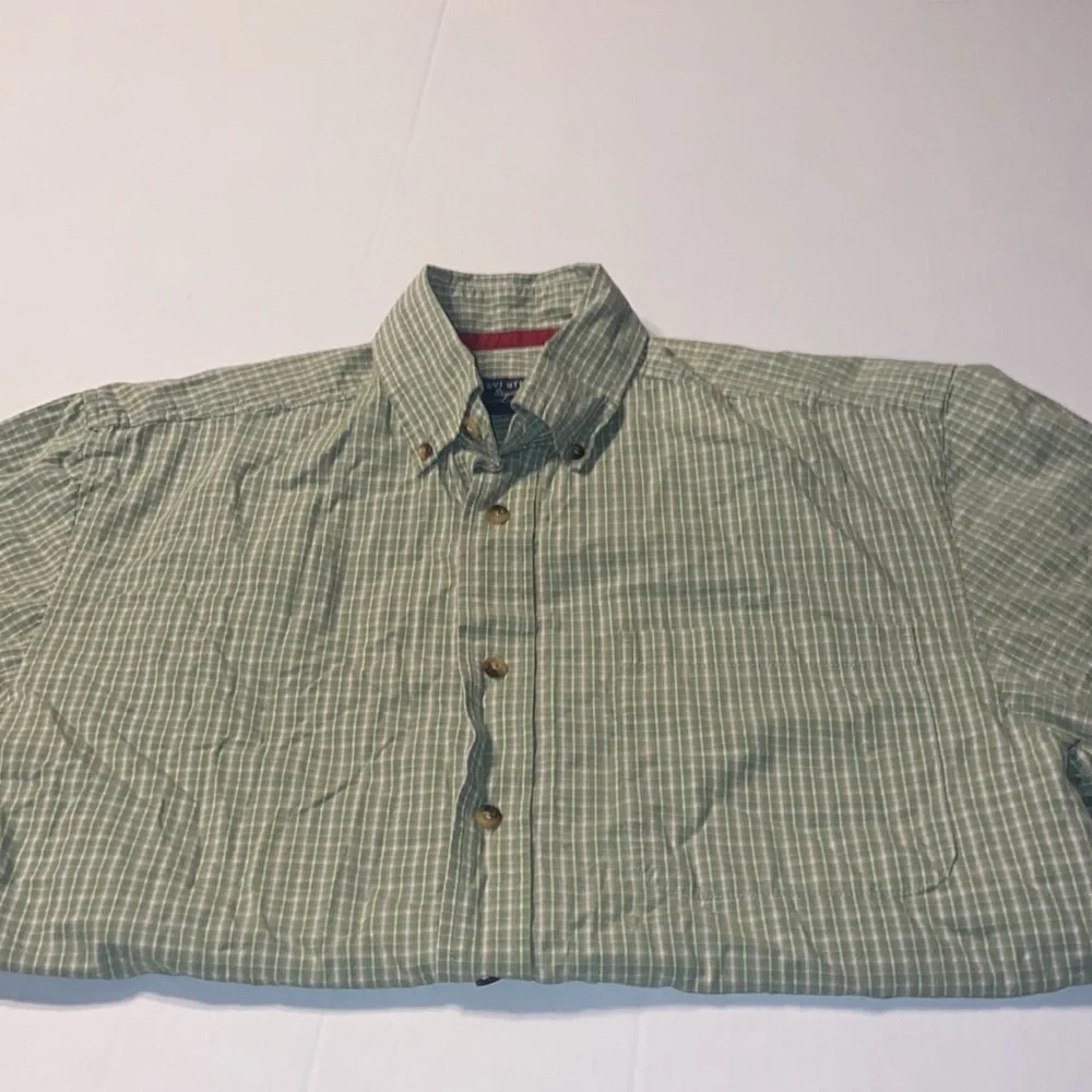 Levi Strauss Signature Premium button down short sleeve shirt size S/CH